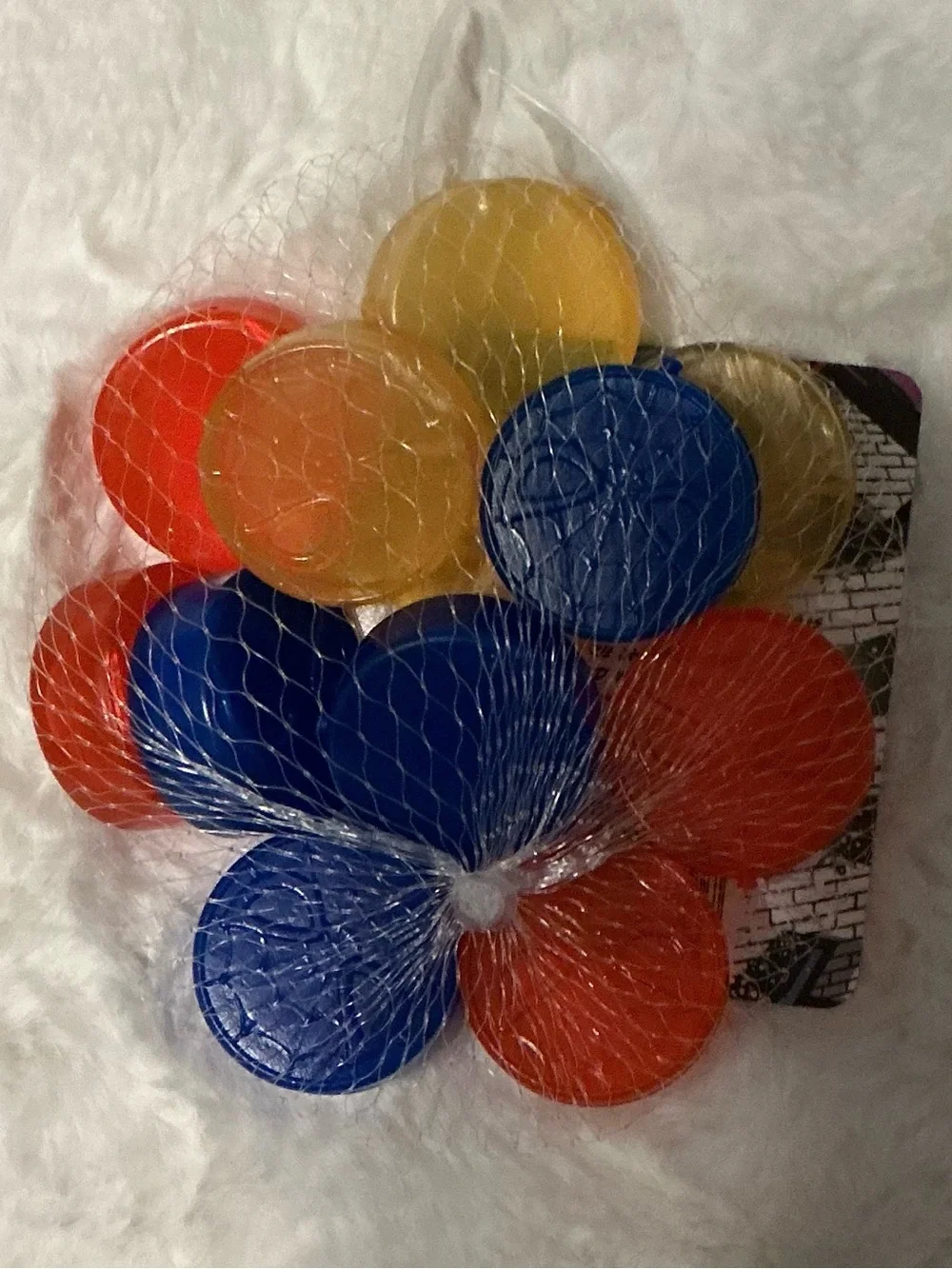Colorful Pop Toy - Red, Blue, Yellow